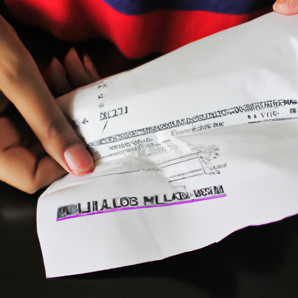 Person holding medical bill, stressed